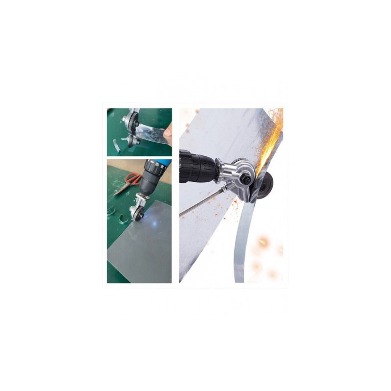 Adaptor bormasina pentru taiat tabla si materiale feroase