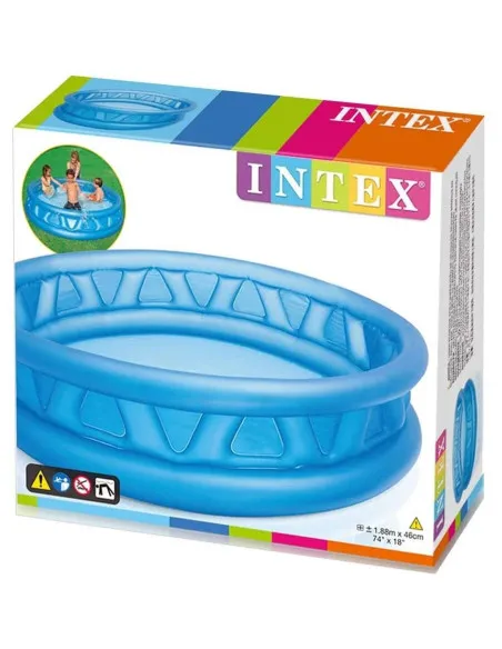 Piscină Gonflabilă pentru Copii Intex, Ø188 x 46 cm, 666 L, +3 ani