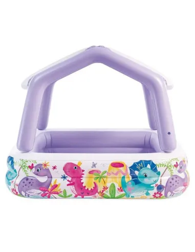 Piscină Gonflabilă Intex Sun Shade pentru Copii, cu Acoperiș, 157x157x122 cm, 280 L