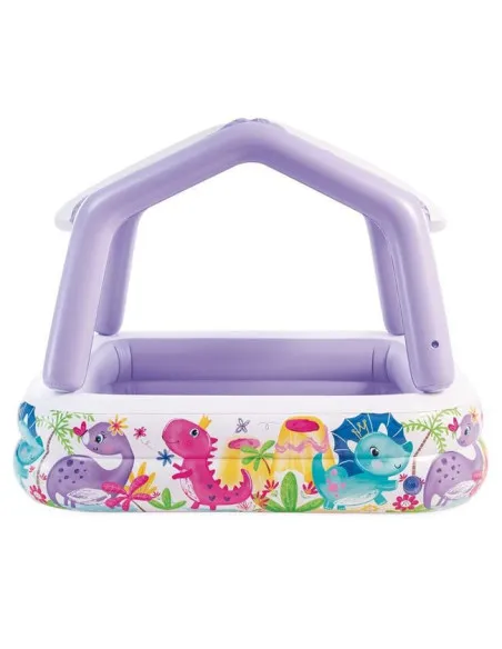 Piscină Gonflabilă Intex Sun Shade pentru Copii, cu Acoperiș, 157x157x122 cm, 280 L