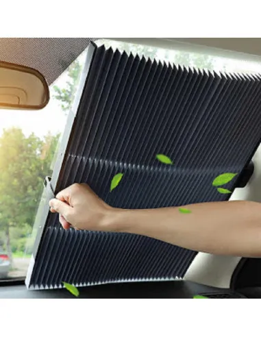 Copertina parasolar auto retractabil cu fixare