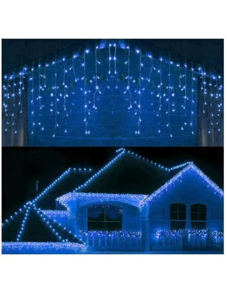 Instalatie 8 metri, ALBASTRU, 200 LED-uri tip