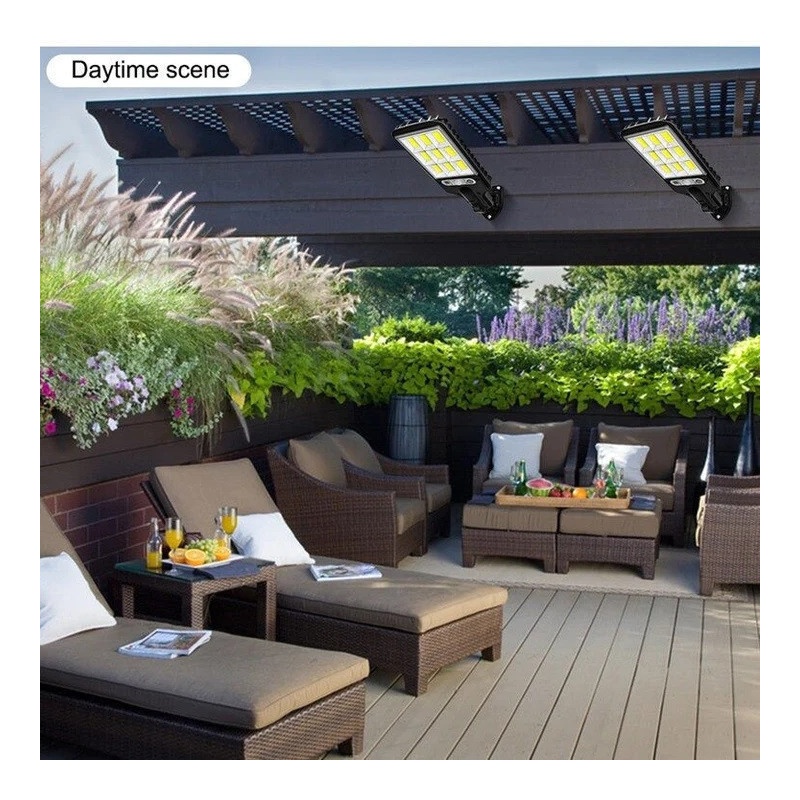 Lampa Solara 50W, 71LED-uri COB, Telecomanda , Senzor de Miscare