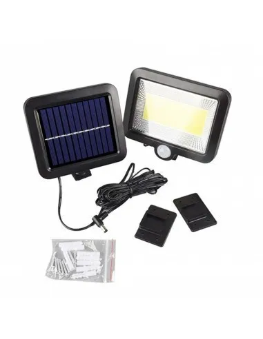 Lampa solara stradala 90W, 120 LED, senzor de