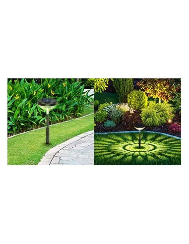 Set 2 lampi solare , felinar gradina, multicolor