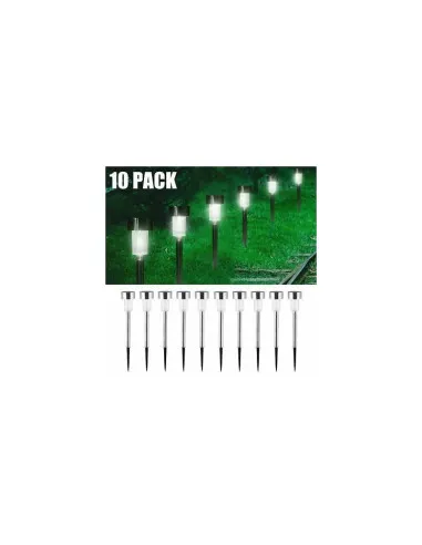 Cumpara 10 buc Lampi solare gradina, LED