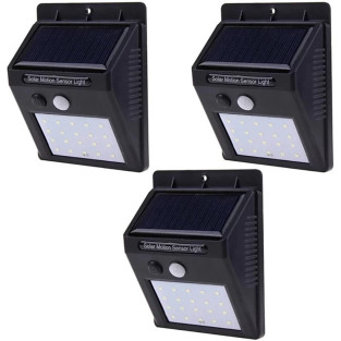 Set doua lampi solare cu 20 led-uri si senzor de
