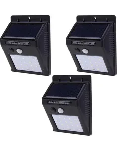 Set doua lampi solare cu 20 led-uri si senzor de