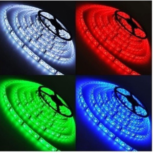 Banda RGB 5M LED, cu telecomanda si joc de lumini 2