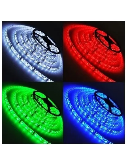 Banda RGB 5M LED, cu telecomanda si joc de lumini