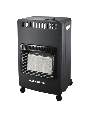 Soba pe Gaz GPL Hausberg HB-1021NG, 4.2 kW, 3 Trepte, Plăci Ceramice, Aprindere Piezoelectrică, Siguranță Automată, Sistem Mobil