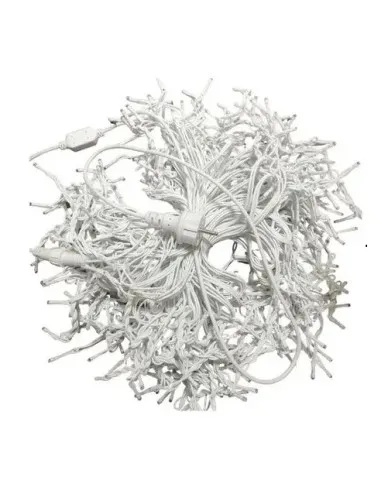 Instalație LED turturi alb rece 23.5m, 500 LED flash, exterior premium