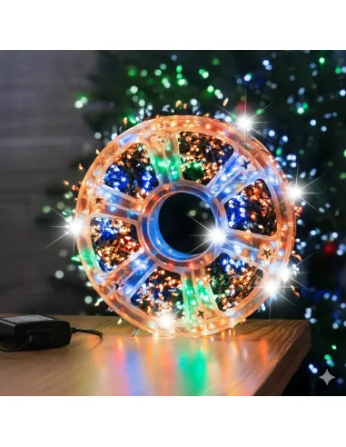 Rola 1000 LED Mini 50m – Alb Cald, Alb Rece, Multicolor