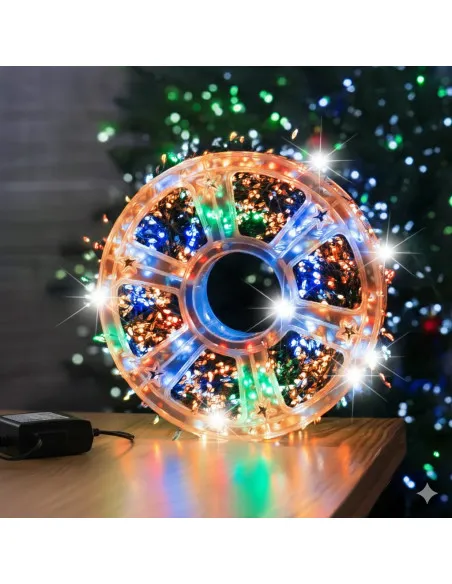 Rola 1000 LED Mini 50m – Alb Cald, Alb Rece, Multicolor