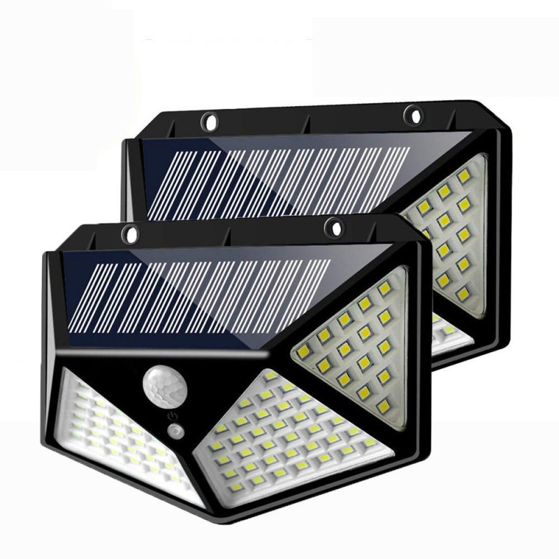 Lampa cu panou solar si senzor de miscare,100 LED