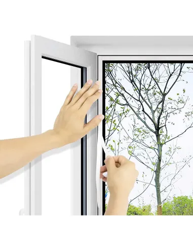 Set 2 plase anti-insecte magnetice pentru fereastra 150x180cm