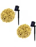 Set 2 x Instalatie LED pentru exterior cu incarcare solara