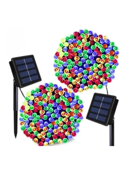 Set 2 x Instalatie LED pentru exterior cu incarcare solara