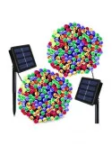 Set 2 x Instalatie LED pentru exterior cu incarcare solara