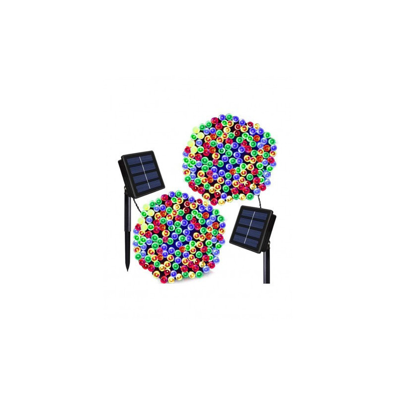 Set 2 x Instalatie LED pentru exterior cu incarcare solara