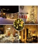 Set 2 x Instalatie LED pentru exterior cu incarcare solara