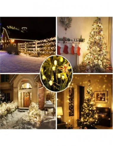 Set 2 x Instalatie LED pentru exterior cu incarcare solara
