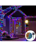 Set 2 x Instalatie LED pentru exterior cu incarcare solara