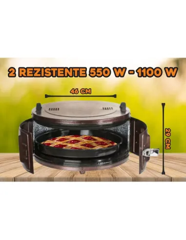 Cuptor electric rotund capacitate 40L