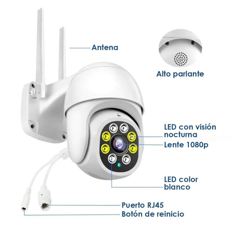 Camera video IP 360 WiFi , Jortan 2MP, JT-8270QJ