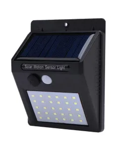 Lampa 30 LED, incarcare solara si senzor miscare