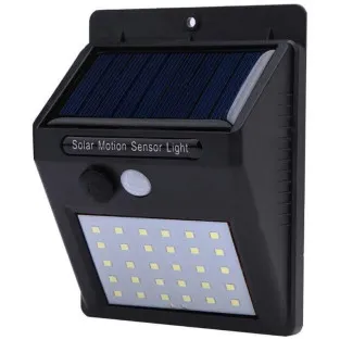 Lampa 30 LED, incarcare solara si senzor miscare