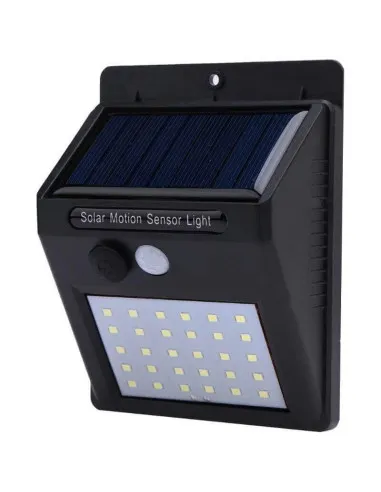 Lampa 30 LED, incarcare solara si senzor miscare