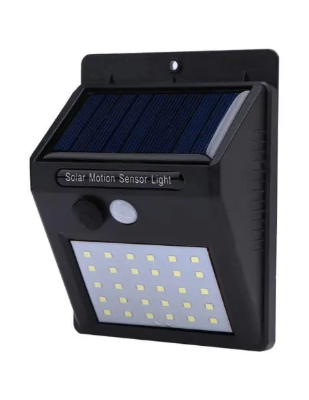 Lampa 30 LED, incarcare solara si senzor miscare