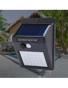 Lampa 30 LED, incarcare solara si senzor miscare 2
