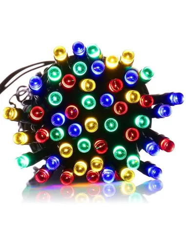 Set 2 x Instalatie LED pentru exterior cu incarcare solara, multicolor