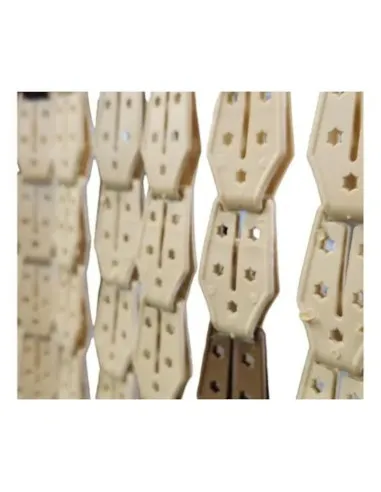 Perdea Muste, Plastic, PVC, cu Bara