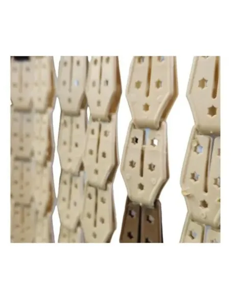 Perdea Muste, Plastic, PVC, cu Bara