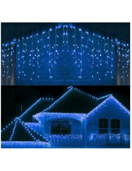 Instalatie pentru Craciun 8 metri - franjuri, 200 LED-uri tip