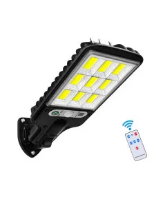 Set 5 x Lampi Solare de Perete cu 72 LED-uri COB, 50W, 3 Moduri de Functionare, Telecomanda, Senzor de Miscare si Lumina 2
