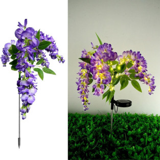 Lampa Solara LED Wisteria, 70 cm, Lumină Albă Caldă, IP65, diverse culori
