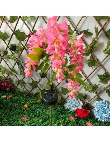 Lampa Solara LED Wisteria, 70 cm, Lumină Albă Caldă, IP65, diverse culori