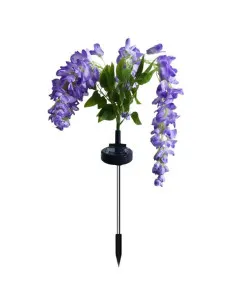 Set 2 Lămpi Solare LED Wisteria, 70 cm, Lumină Albă Caldă, IP65, diverse culori 2