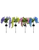 Set 2 Lămpi Solare LED Wisteria, 70 cm, Lumină Albă Caldă, IP65, diverse culori