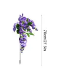 Set 2 Lămpi Solare LED Wisteria, 70 cm, Lumină Albă Caldă, IP65, diverse culori