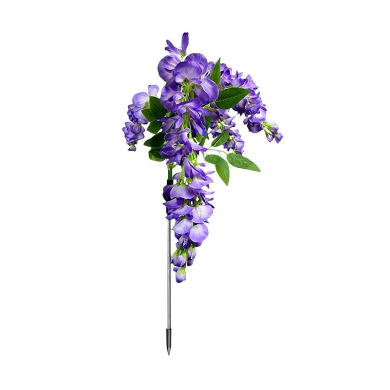 Set 2 Lămpi Solare LED Wisteria, 70 cm, Lumină Albă Caldă, IP65, diverse culori