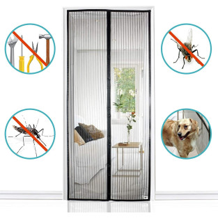 Set 3 perdele magnetice 210x100 antiinsecte 2