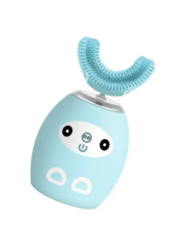 Periuta de dinti electrica pentru copii, forma de U, cu incarcare USB, 4 trepte