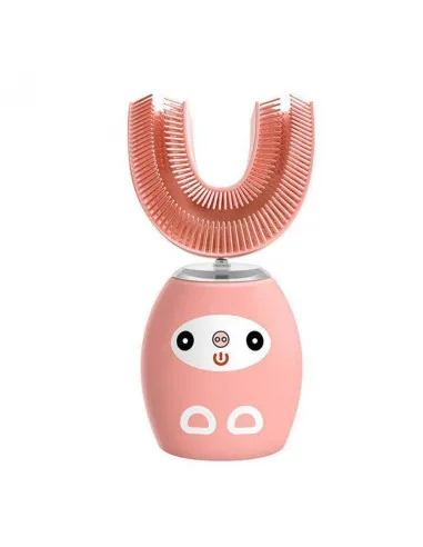 Periuta de dinti electrica pentru copii, forma de U, cu incarcare USB, 4 trepte