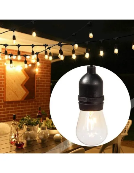 Ghirlanda Luminoasa, 5 Metri cu 10 Becuri, interconectabila, 220V