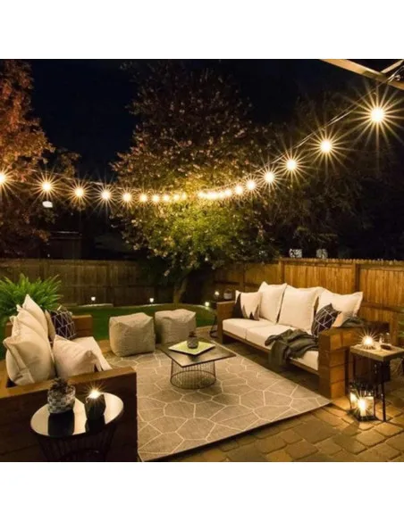 Ghirlanda Luminoasa, 5 Metri cu 10 Becuri, interconectabila, 220V